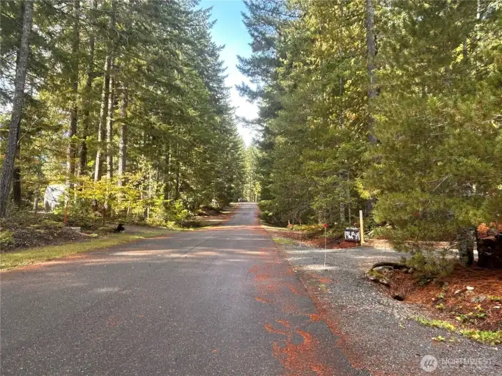 Tucked away the end of a culdesac at the end of Quinault Pl off N Potlatch Drive.
