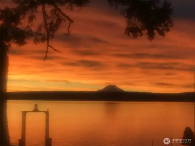 Morning Sunrise with Mt. Rainier
