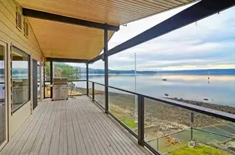Enjoy your covered deck and cook with installed power outlets for barbecue