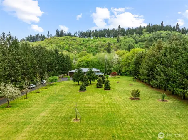 This Home is on 2.93 Park Like acres with 263' of Germany Creek frontage..  A special place where you can relax and just enjoy..
