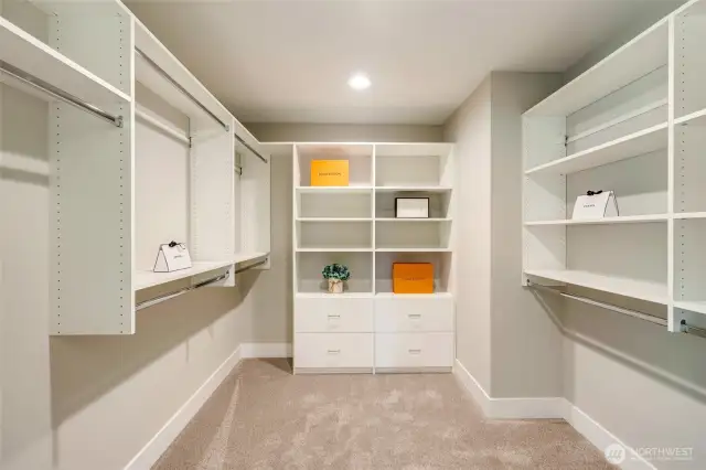 Walk-in master closet