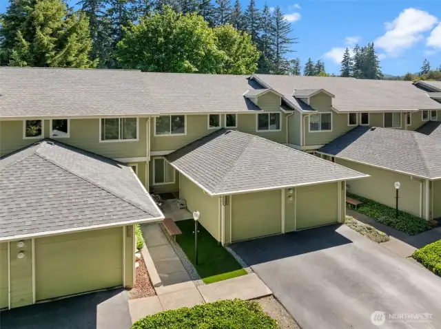 All landscaping and exterior maintenance are covered by the HOA, making for truly worry-free living.