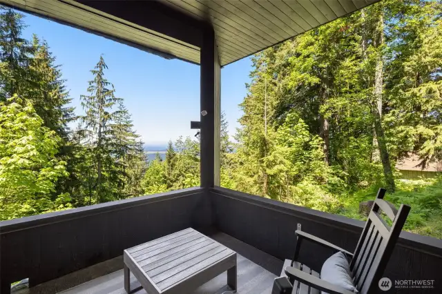 This main-floor covered deck can be enjoyed all year long!