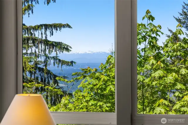 Enjoy dazzling views of the Olympic mountains!