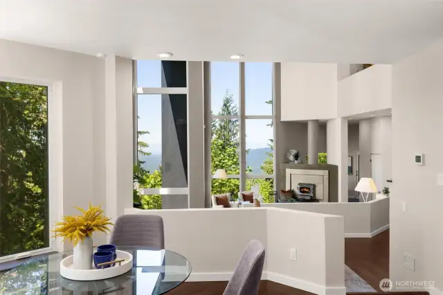 Every space was designed to maximize the incredible views.