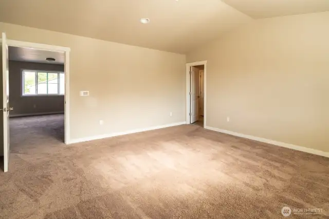 Primary suite with western views perfect for evening sunsets