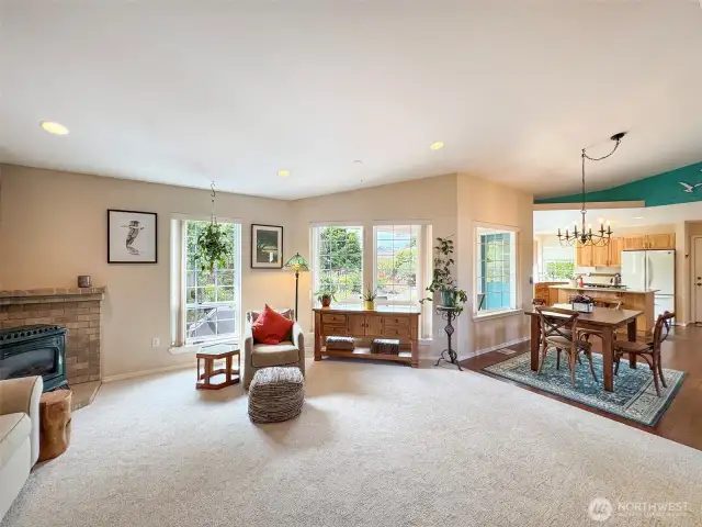 Large cozy Living room