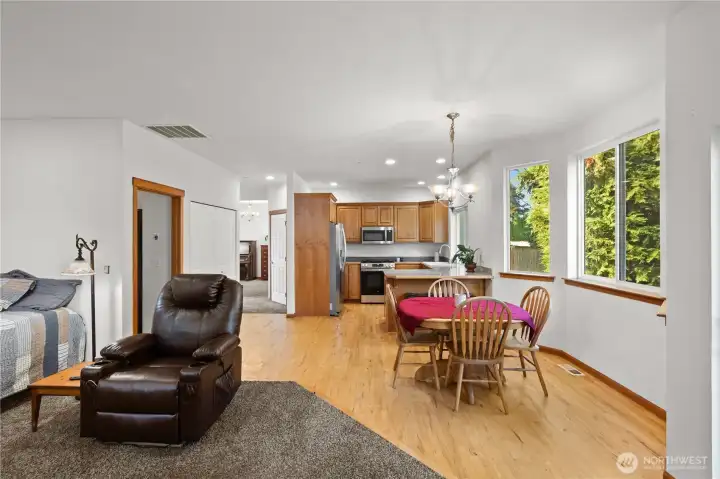 Living, Eating and Cooking all in one space!