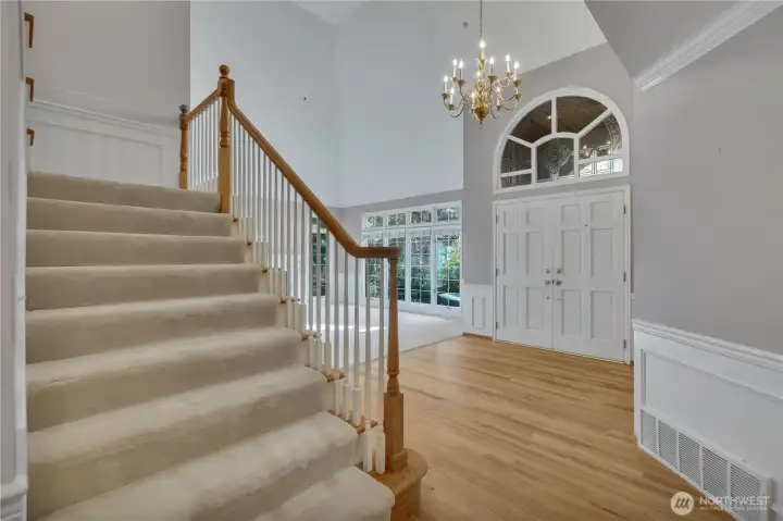 Beautiful entry doors.