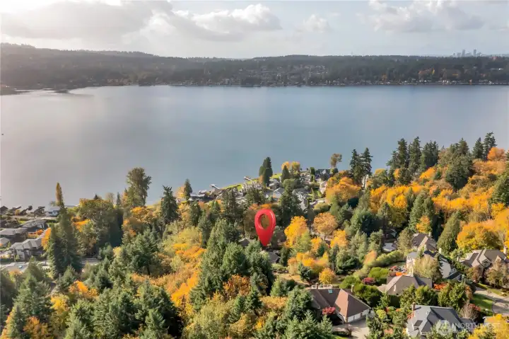 Close proximity to Lake Sammamish.