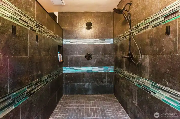 HUGE walk-in shower