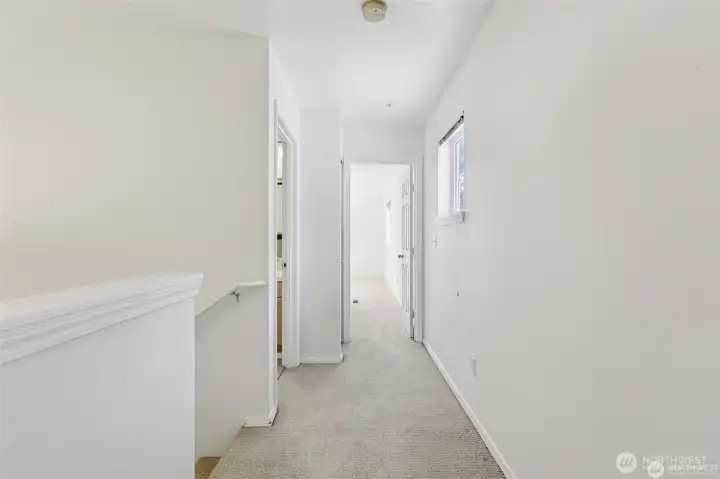 Up stairs - 2 bedrooms and 2 bathrooms - perfect shared space