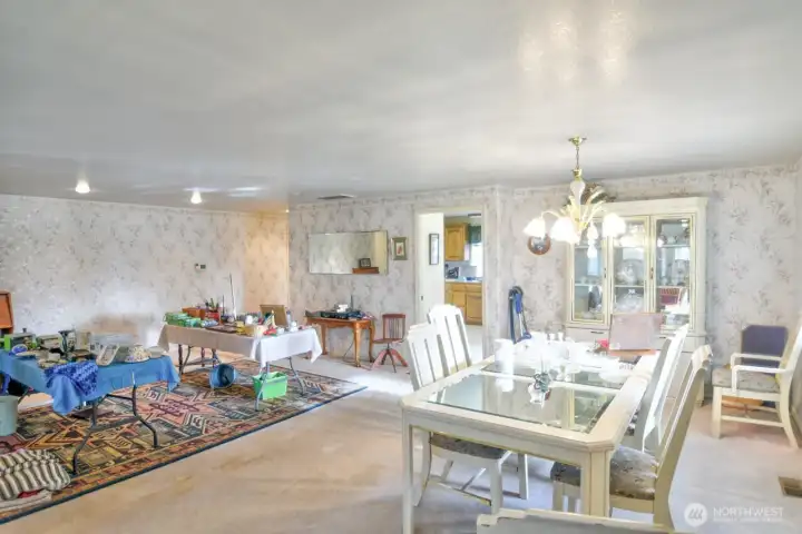 Kitchen enters off the living/dining room.