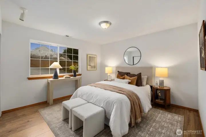 Lower level spacious bedroom