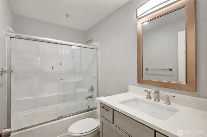 Second full bath for guests or those busy mornings.