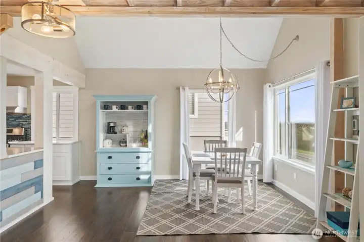 View to dining area