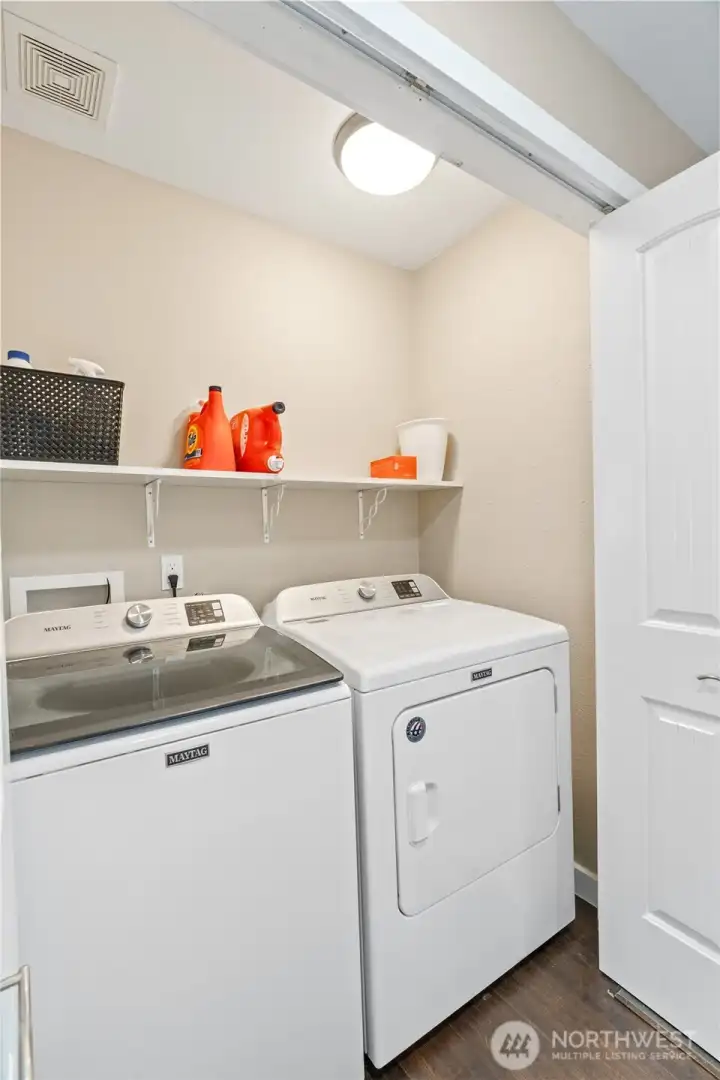 Laundry closet