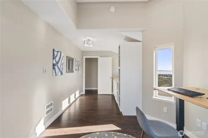 Water views from upstairs office