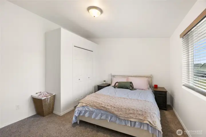 Great lighting with the large window looking out front.