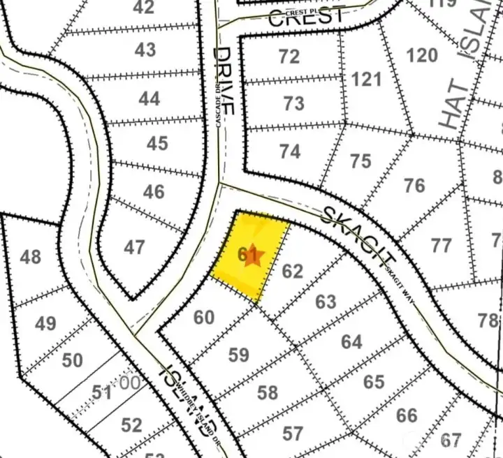 Corner of Cascade Dr & Skagit Way