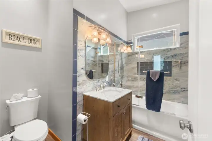 Primary full bath. Primary full bath.