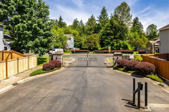 Secured Gated Entry to neighborhood Secured Gated Entry to neighborhood
