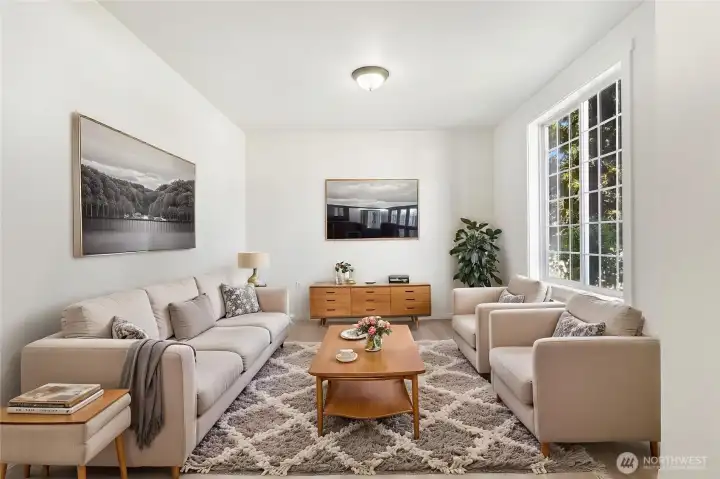Virtually Staged Formal Living Room Virtually Staged Formal Living Room
