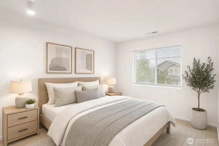 Bedroom 3, comfortably sized with plenty of natural light. Bedroom 3, comfortably sized with plenty of natural light.