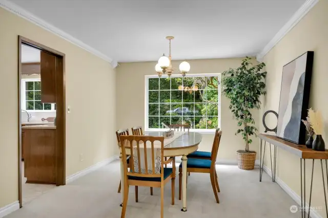 Formal dining room perfect for gathering