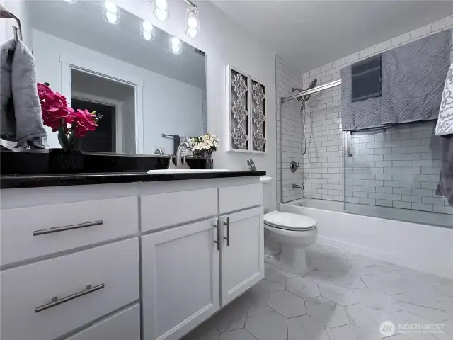 Beautiful remodeled bathroom