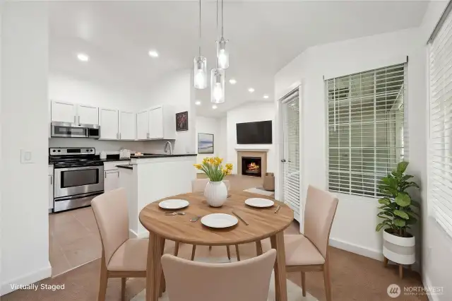 Kitchen/Dining Room (Virtually Staged)