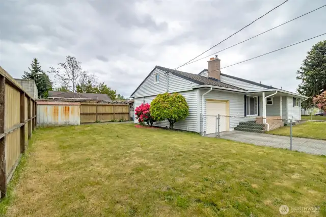 NE corner of property
