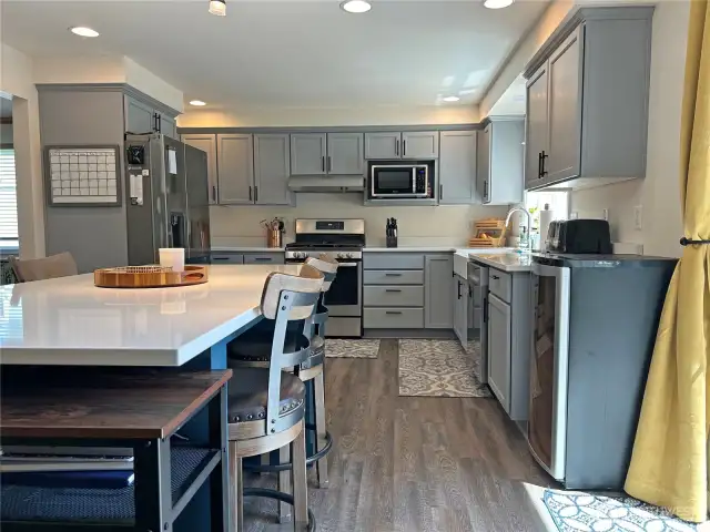 Kitchen with eating space