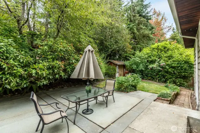 Backyard Patio facing SE