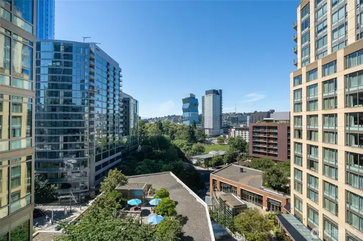 Private Balcony View Facing Northwest