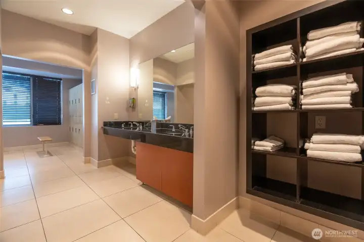 Fitness Center Locker Room