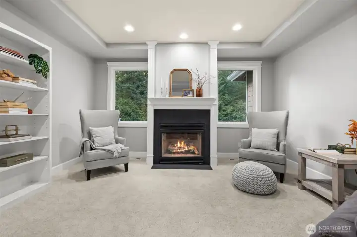 A serene study space designed for focus and relaxation.