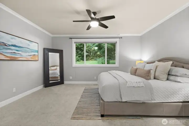 Primary retreat with serene views.