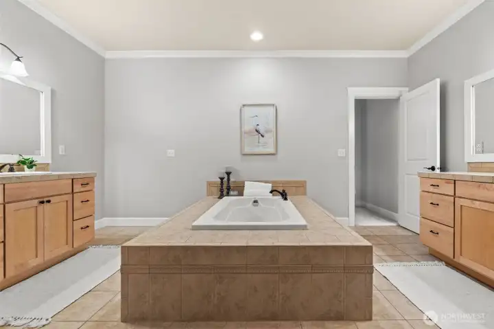 Relax and rejuvenate in your private spa bath.