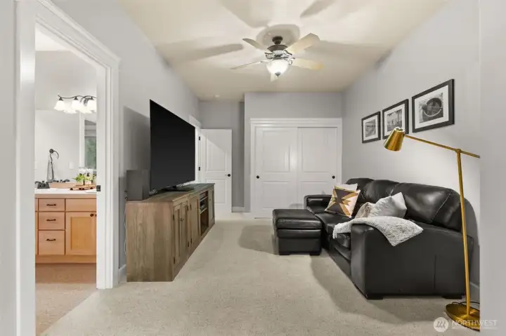 Versatile room—use as a 4th bedroom or family room.