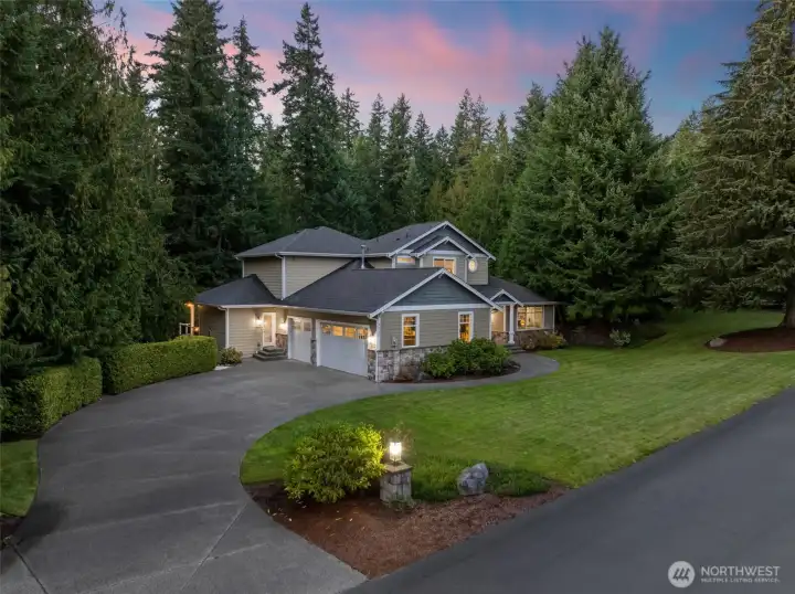 Private corner lot in an exclusive gated community of just 7 homes.