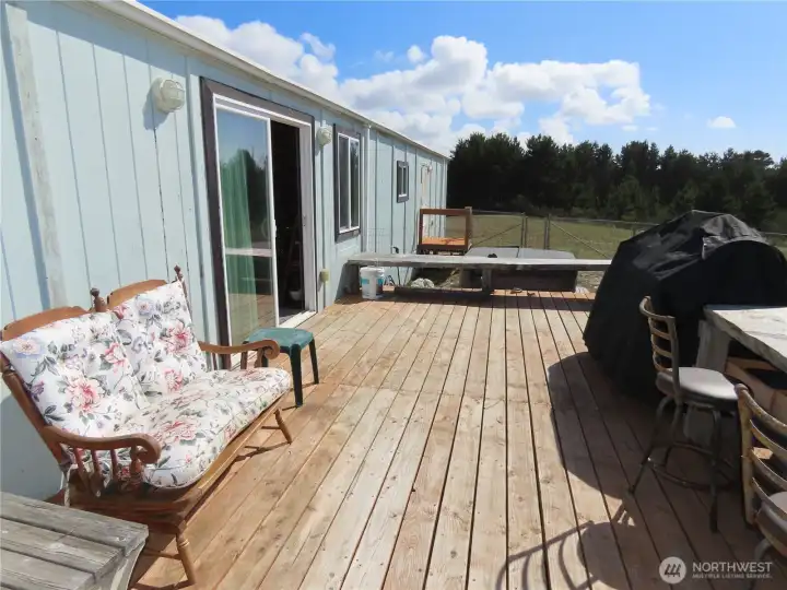 Nice back deck