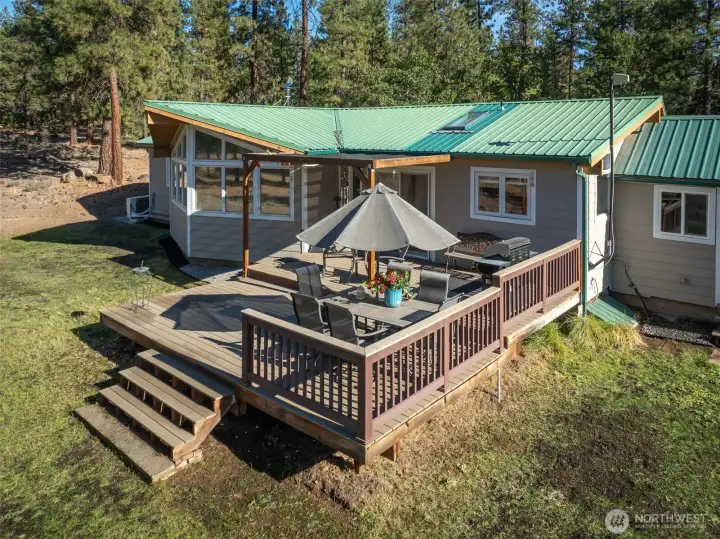Back of Home w/Deck