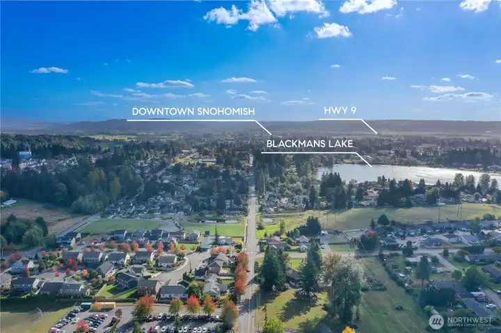 Looking South From Property