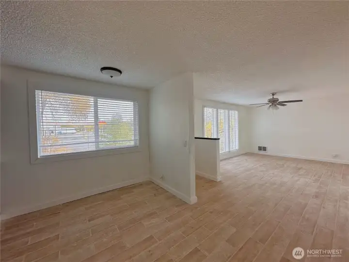 Dining room towards Living Room view.