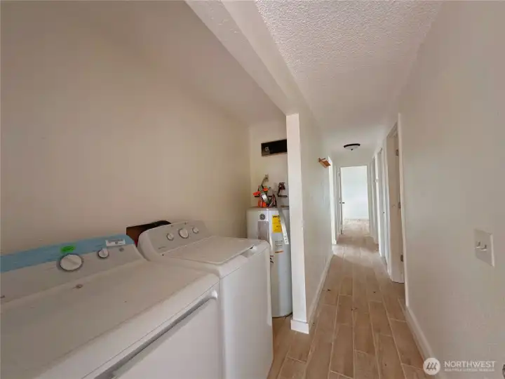 Hallway Laundry space