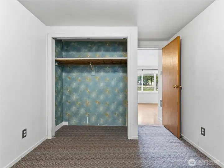 Bedroom located off the main living area.
