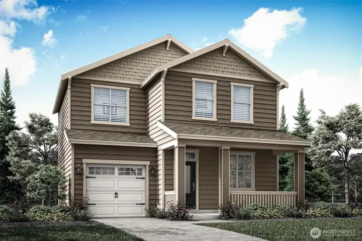 Example of the Cottonowood floor plan to be located at 5317 East L Street