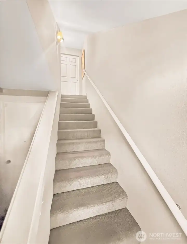 Steps to Living Area