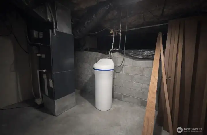 water softer downstairs